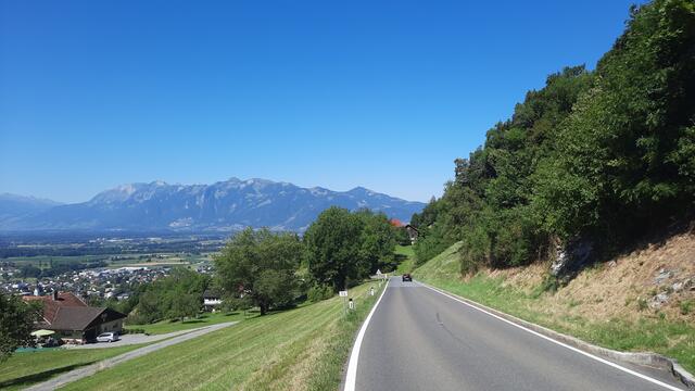 von Weiler Halden auf die Schweizer Berge mit Hoher Kasten | Foto: ©Edeltraud Fleisch 