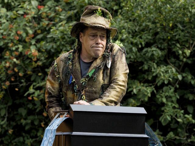 sirene Operntheater 2014: Der Lange Atem. Kari Rakkola als Donaufürst | Foto: sirene