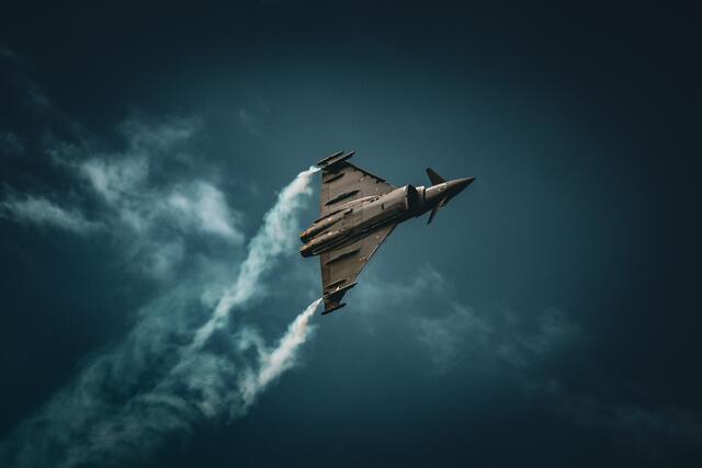 Heuer findet am 26.10 wieder das Flughafenfest statt. Diesmal mit überflug der Eurofighter des ÖbH. Hier mal zur Einstimmung ein Foto  | Foto: Sabrina Moser-Hirner
