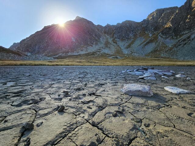 Ausgetrockneter Hirschensee, Sankt Johann am Tauern, Triebener Tauern | Foto: Christian Hahn