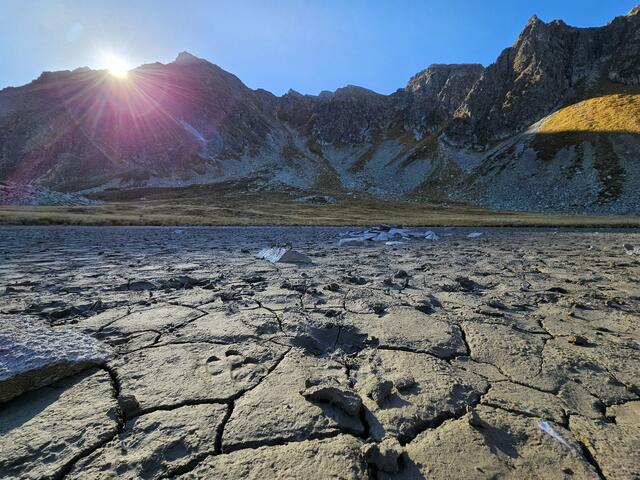 Ausgetrockneter Hirschensee, Sankt Johann am Tauern, Triebener Tauern | Foto: Christian Hahn
