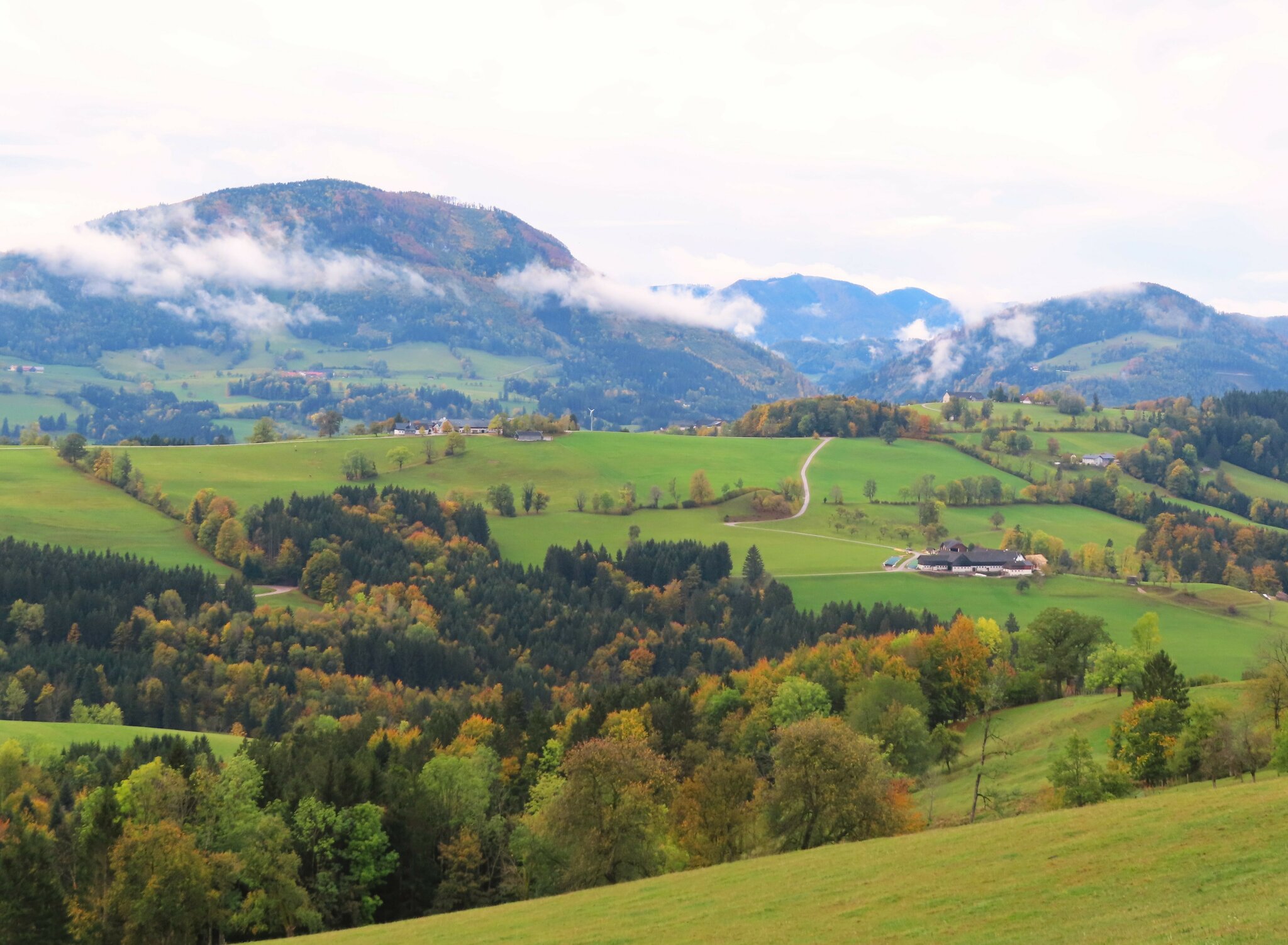 Schöne Herbststimmung im Haselgraben bei Ybbsitz