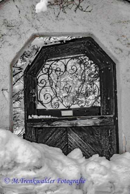 Vom Schnee eingesperrt