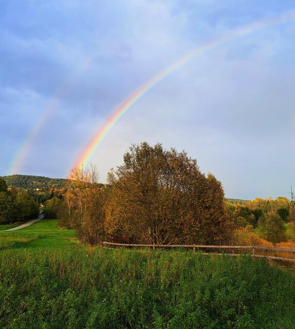 Was befindet sich am Ende des Regenbogens?
