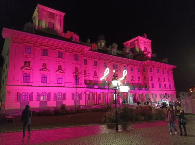 Die Krebs-SHG "Im HEUTE leben" lud mit Botschafterin Agnes Ottrubay zum jährlichen PINK RIBBON-BENEFIZ ins Schloss Esterhazy und erinnert bzw. ruft dabei zur Brustkrebsvorsorge (Mammographie) auf.
 | Foto: Werner ACHS