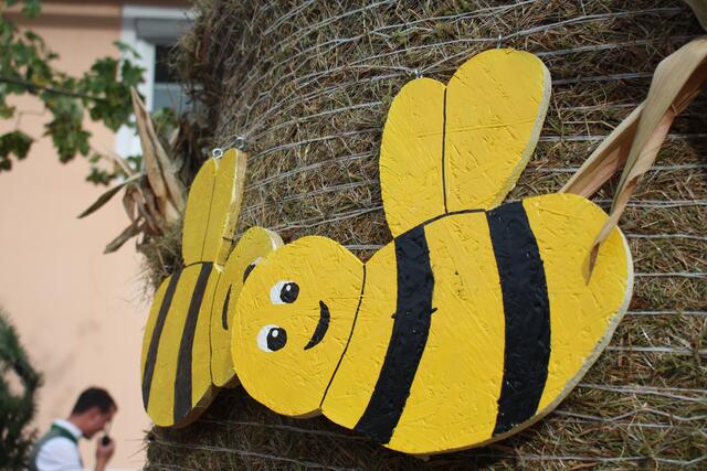 Auch die Biene Maja darf bei einem Erntedankfest nicht fehlen | Foto: Patrick Marcher