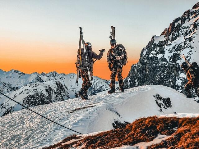 Jägerbataillon 23 der Pontlatzkaserne Landeck auf der Wankspitze | Foto: foto@jana steidl