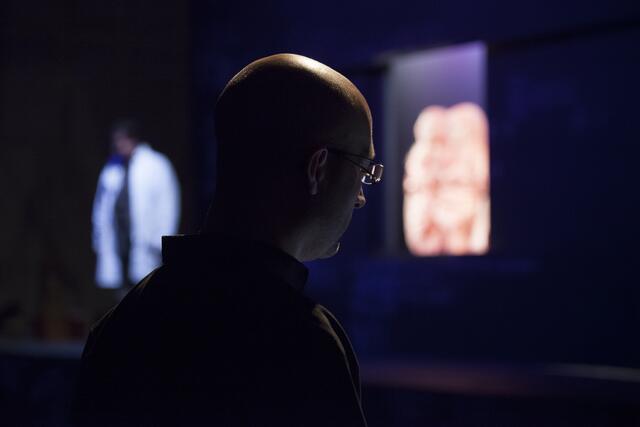 sirene Operntheater 2013: MARIELUISE. Kammeroper von Gernot Schedlberger und Kristine Tornquist. Palais Kabelwerk. Dirigent und Komponist Gernot Schedlberger. | Foto: Stephan Polzer