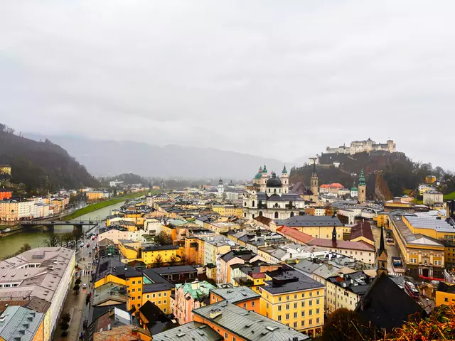 Blick auf die Salzburger Altstadt und auf die Burg | Foto: privat