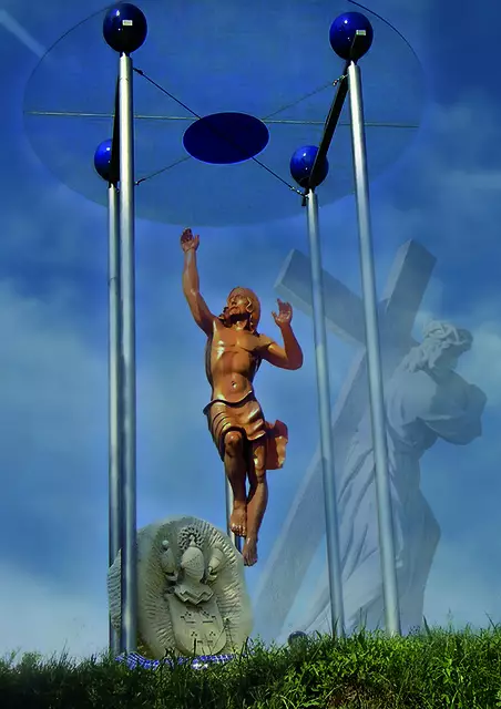 verurteilt das Kreuz zu tragen, bis ans Ende aller Tage. PS Arbeit
