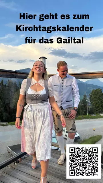 Einfach QR-Code scannen und Kirchtagstermine im Gailtal finden. | Foto: Dominik Lach