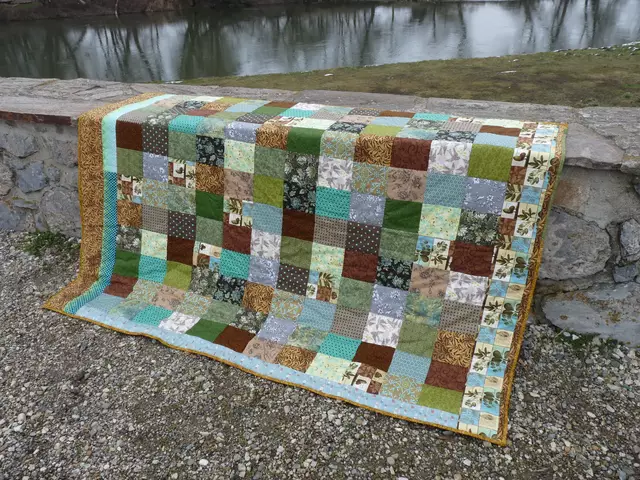 Quilt mit Herbstmotiv