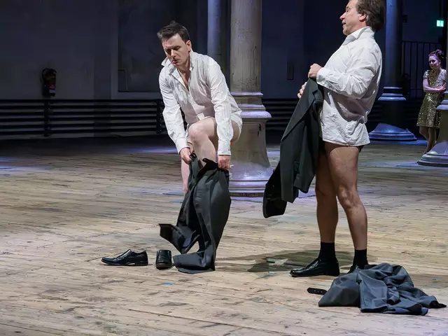 sirene Operntheater 2015: Uraufführung der Kammeroper CHODOKOWSKI von Kristine Tornquist und Periklis Liakakis im Semper-Depot. Im Bild Alexander Mayr und Steven Scheschareg. | Foto: Helmut Hussian