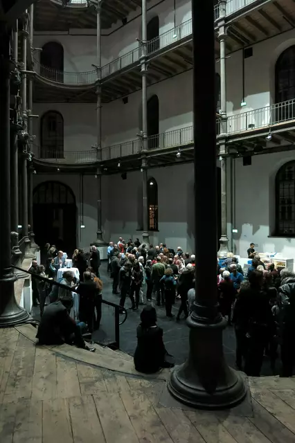 sirene Operntheater 2015: Uraufführung der Kammeroper CHODOKOWSKI von Kristine Tornquist und Periklis Liakakis im Semper-Depot. Pause im Atelierhaus der Akademie der Bildenden Künste Wien. | Foto: Matthias Heckmann