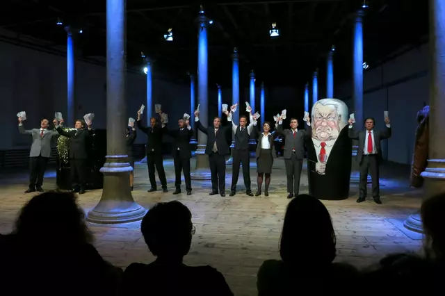 sirene Operntheater 2015: Uraufführung der Kammeroper CHODOKOWSKI von Kristine Tornquist und Periklis Liakakis im Semper-Depot. | Foto: Matthias Heckmann