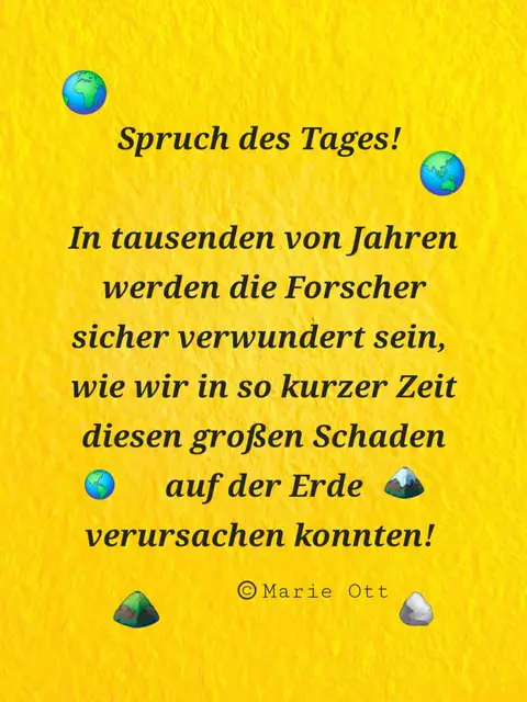 Spruch des Tages! 