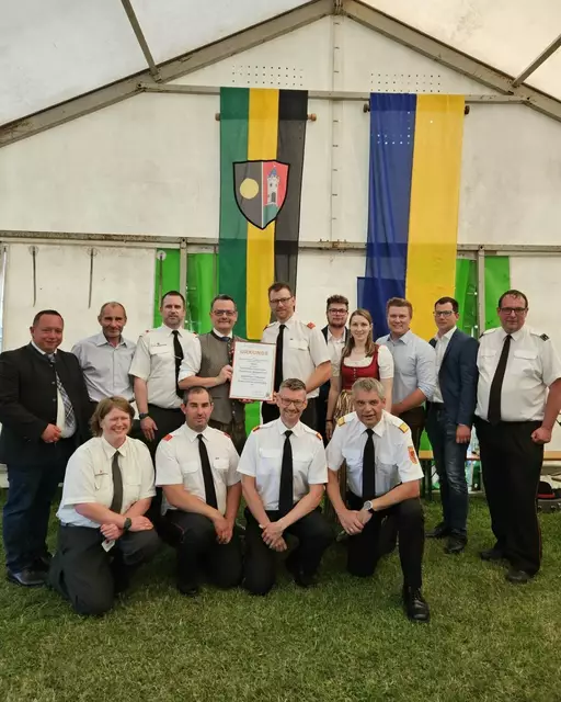 Die FF Hausheim-Noppendorf feierte ihr 100-jähriges Jubiläum. | Foto: Hießberger