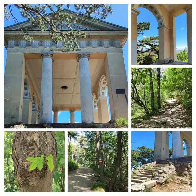 1813 wurde der Tempel als Kriegerdenkmal für die Gefallenen der Schlacht von Aspern erbaut, nachdem der ursprüngliche Bau durch einen Sturm zerstört worden war. | Foto: I.Wozonig