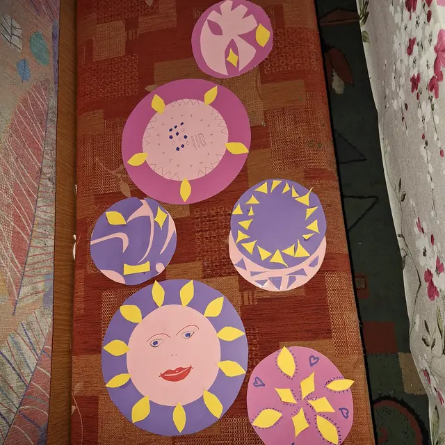 Kunterbunter bastel spaß, fürs Fenster! Bunt im Herbst  | Foto: Sibylle 