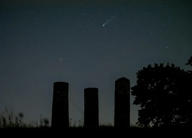 Komet C 2025 A6 Lemmon über dem Galgenberg von Messern 