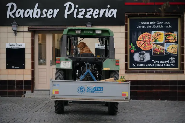 Das Los eines Schofförs: warten, warten, warten,... 