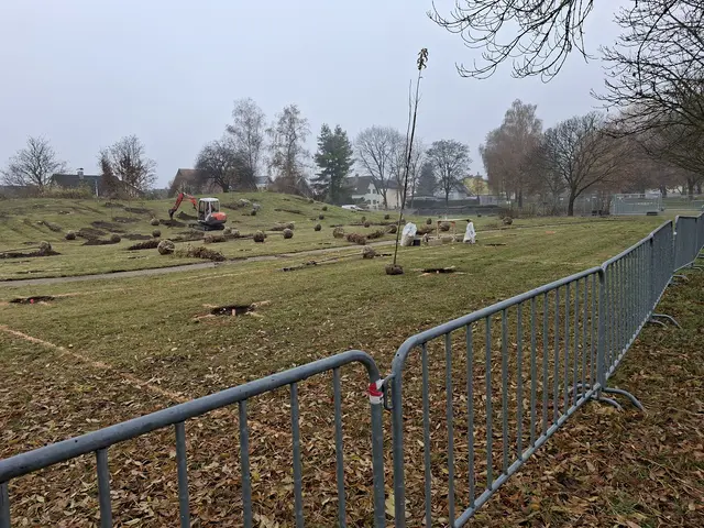 Im Oktober 2025 haben viele Kinder auf diesem Platz noch gespielt und jetzt ....und es kommt noch ein Zaun, Danke, danke ...
