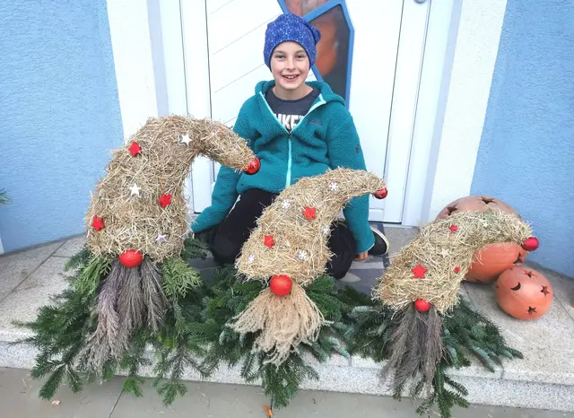 Bei Paul (10) in Stocking findet man eine ganze Wichtelfamilie. 
