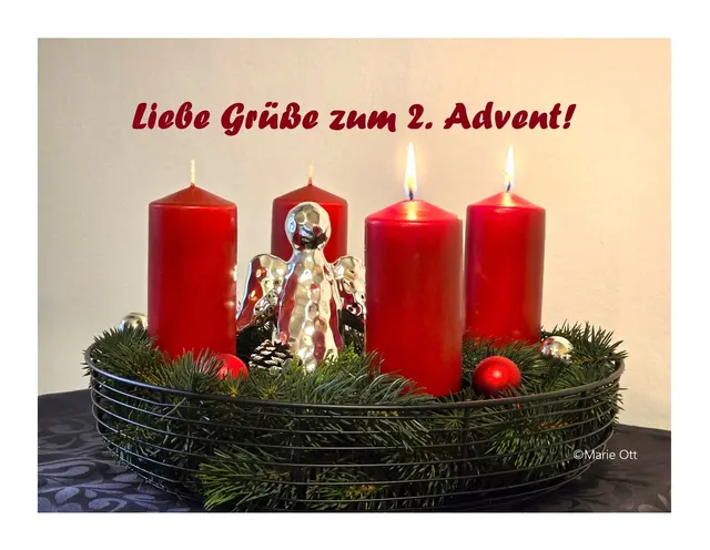 Liebe Grüße zum 2. Advent!