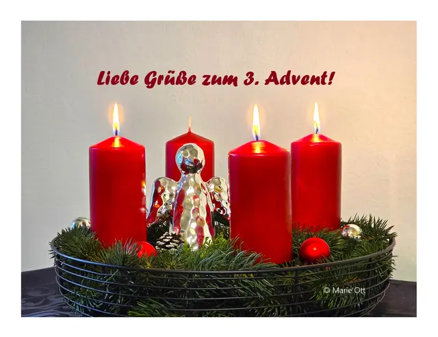 Liebe Grüße zum 3. Advent!
