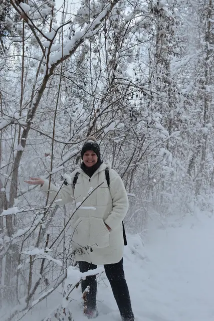 Heute haben mein Schatz und ich einen herrlichen Winterspaziergang gemacht ❄️😊 | Foto: Martina Laserer