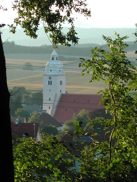 ...leider hat er nicht lange gestrahlt, der Turm aus Sandstein!