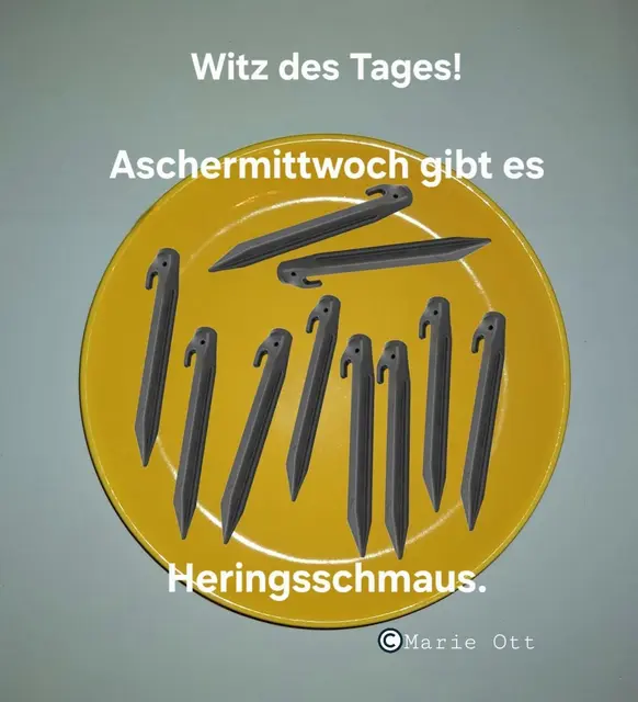 Witz des Tages, Heringsschmaus, Aschermittwoch