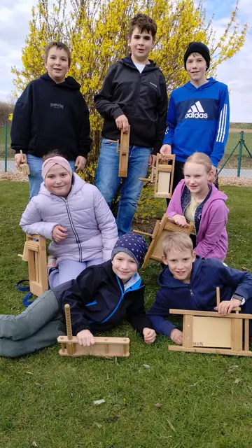 Elias und David Höbinger, Julian Schmied, Valentina und Lukas Strobl sowie Zoey und Maximilian Hrdlicka. | Foto: Birgit Höbinger 