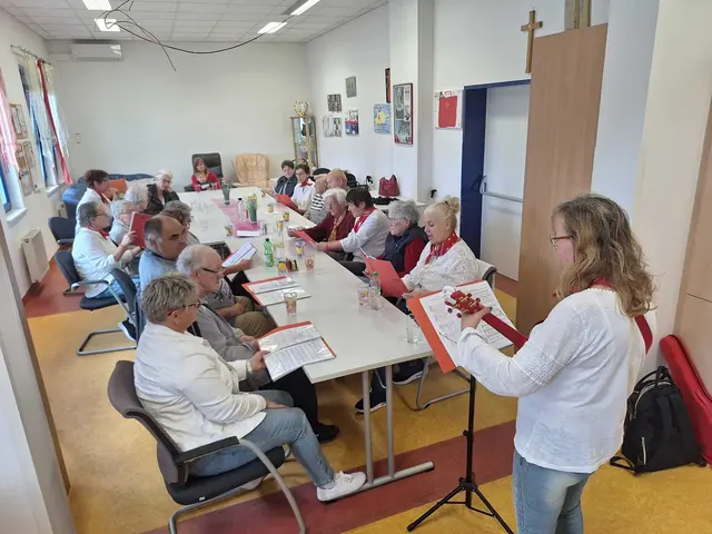 Es wurde viel gesungen und viel gelacht! 