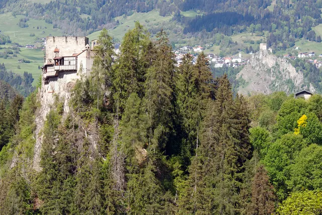 Burg Berneck, Burg Laudegg, Kaunertal, Ladis, Höhenburg, Tirol
