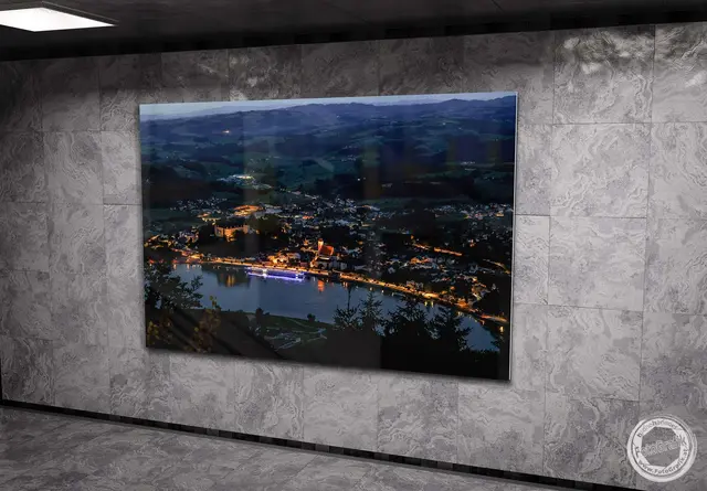 Grein am Abend von der Schutzhütte Brandstetterkogel