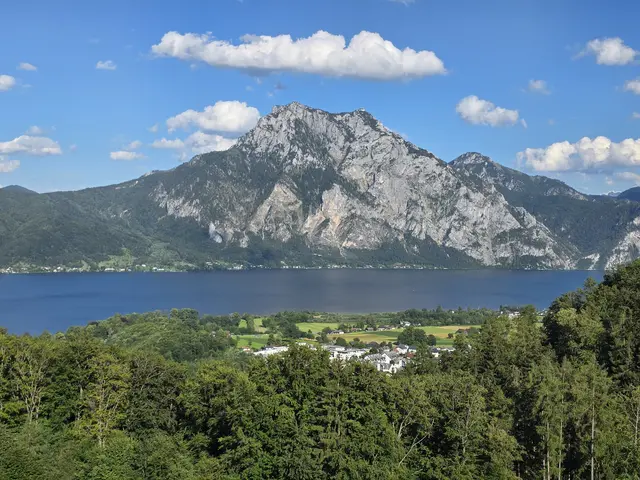 Blich von der Panoramastraße in Altmünster zum Stoa