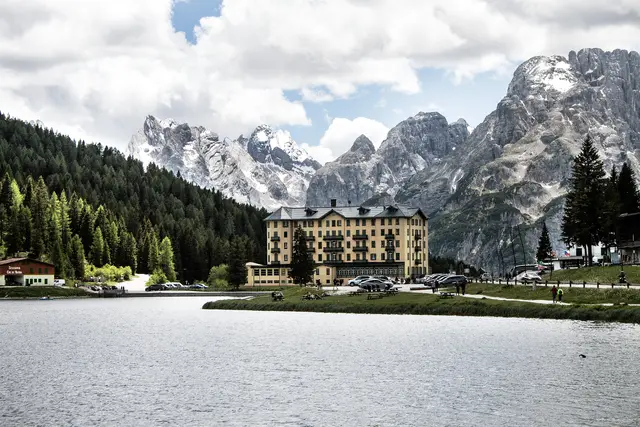 Italien, Dolomiten. Misurina See,