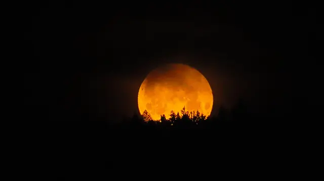 Der heutige Vollmond wird auch Erdbeermond genannt.