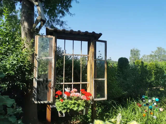 Aus alt mach neu!
Ein Sonnenfenster als Gartendeko 