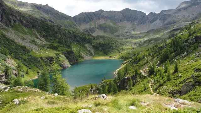 Blick auf den Mittleren Landschitzsee