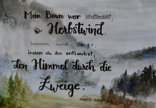  Herbstwind. Gezeichnet Lisa S.