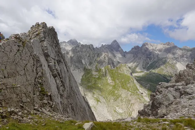 Unterwegs am großen Törlweg mitten durch die Lienzer Dolomiten