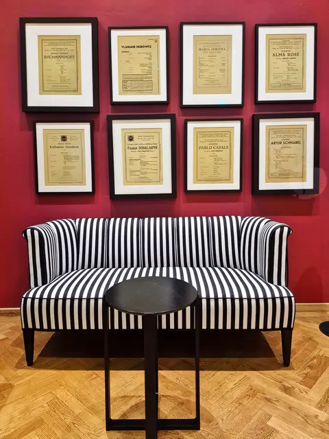 Einer der zahlreichen Backstageräume im Konzerthaus Wien