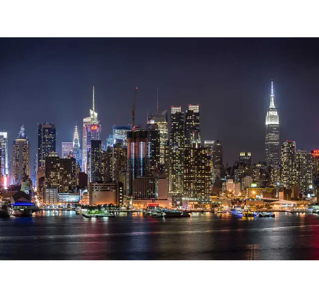 "Nacht in New York" - Fototapete
