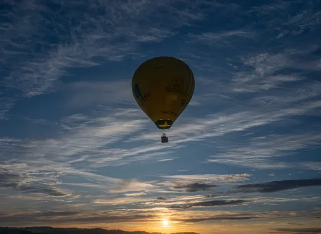Ballon aus Filzmoos auf Ausfahrt im Thayaland 