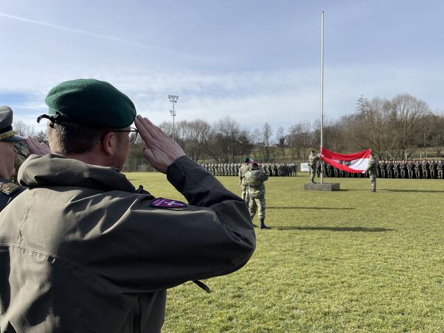 Ein feierliches "Ich gelobe" ertönte aus Thal – knapp zehn Jahre, nachdem es eine Volksbefragung zur Wehrpflicht gab. | Foto: RegionalMedien Steiermark