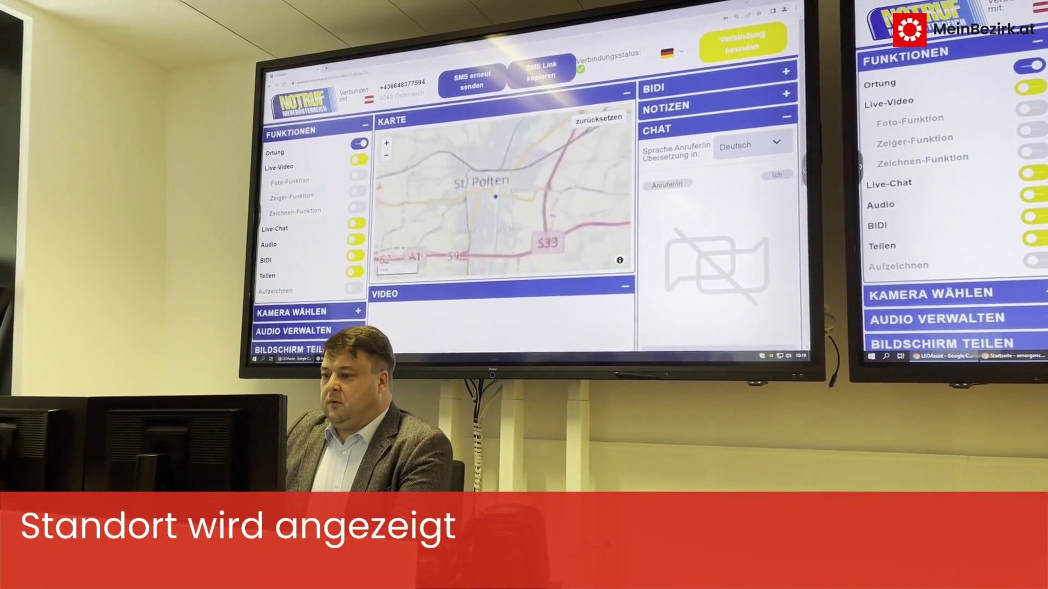 Video und Chat: Notruf Niederösterreich präsentiert EmergencyEye - St ...