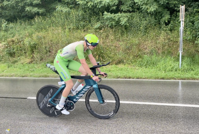 Leon Naschenweng meisterte den IRONMAN Austria 2024. | Foto: MeinBezirk.at