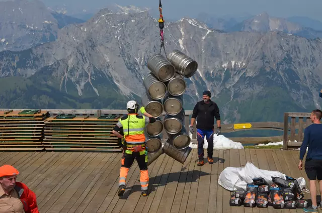 Versorgungstag auf der Reichensteinhütte. | Foto: WAFO
